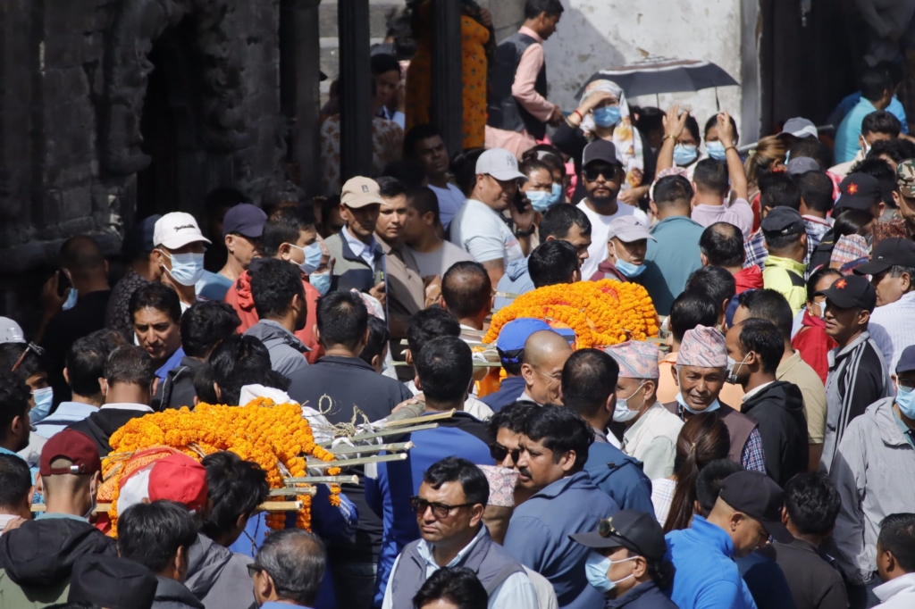 एन्फा एकेडेमीका दुई युवा खेलाडीको पशुपतिमा अन्त्येष्टि