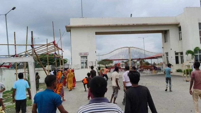 विराटनगर आईसीपी क्षेत्र तनावग्रस्त, १० राउन्ड अश्रु ग्यास प्रहार