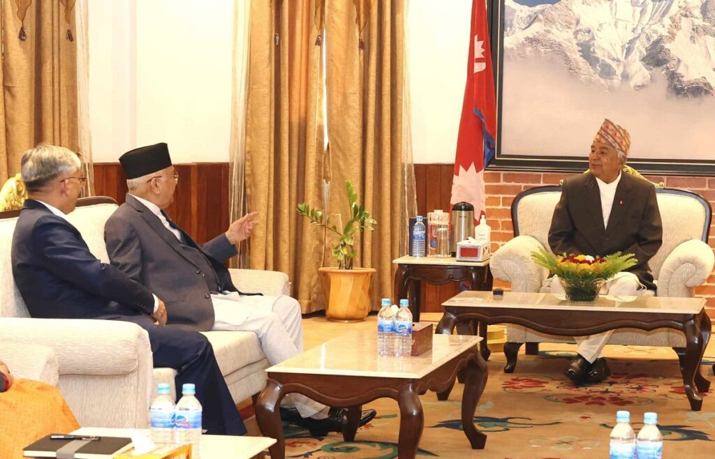 राष्ट्रपतिलाई प्रधानमन्त्रीबाट राष्ट्रसङ्घको महासभामा सहभागिताबारे जानकारी