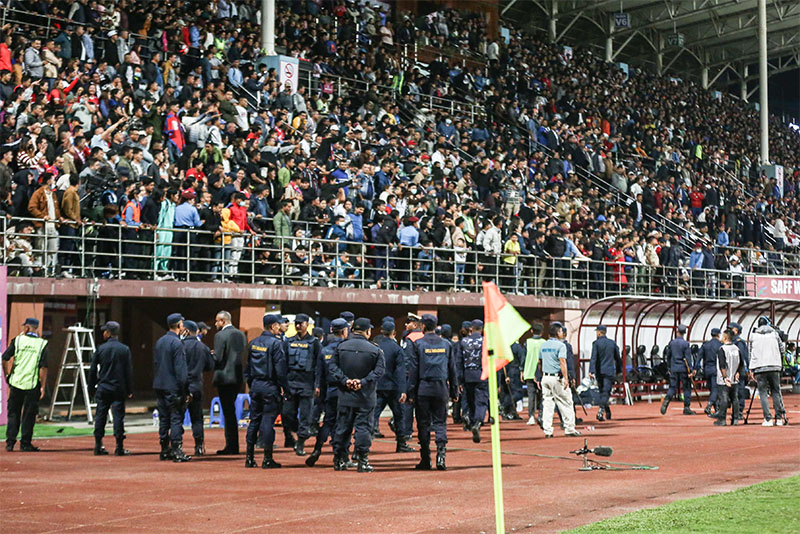 नेपाल र बंगलादेशबीचको आज हुने फाइनलमा रङ्गशालामा यी बस्तु लैजान निषेध