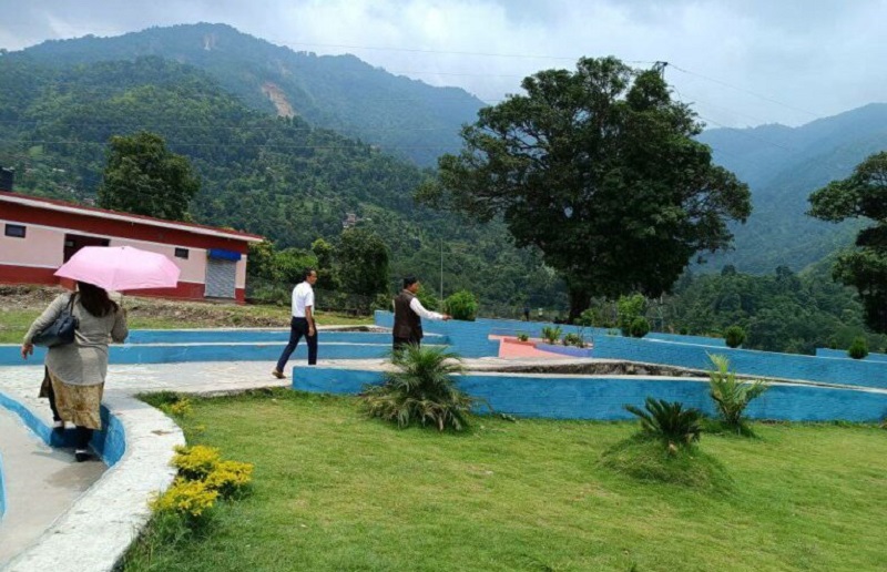 पर्यटकीय गन्तव्य बन्दै लमजुङको ‘करपुरेश्वर उद्यान’