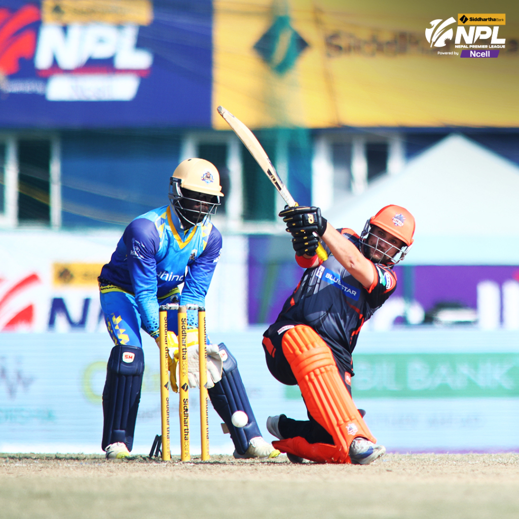 पोखराविरुद्ध टस जितेर पहिले ब्याटिङ गर्दै लुम्बिनी