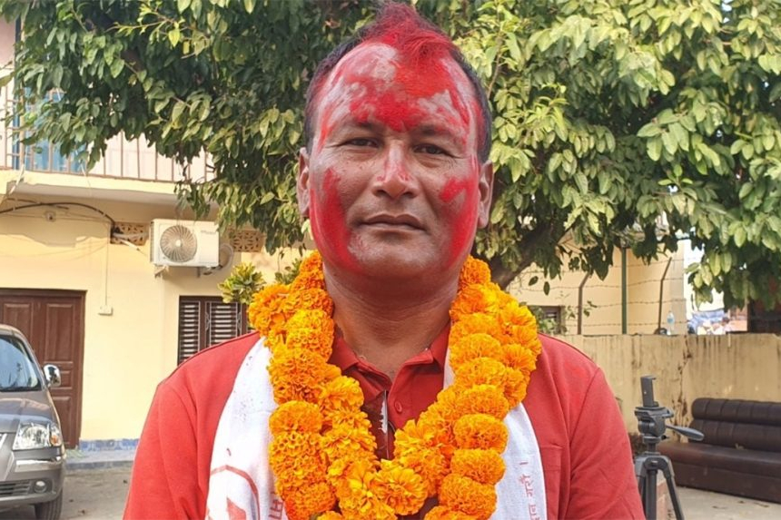 मोरङको ग्रामथान गाउँपालिकाको अध्यक्षमा माओवादीका माझी विजयी