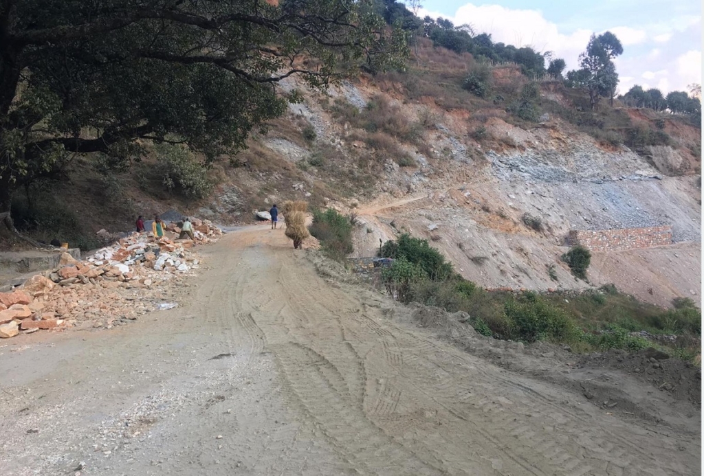 रत्नेचौर–भकुण्डे–भकिम्ली सडकको ७० प्रतिशत प्रगति