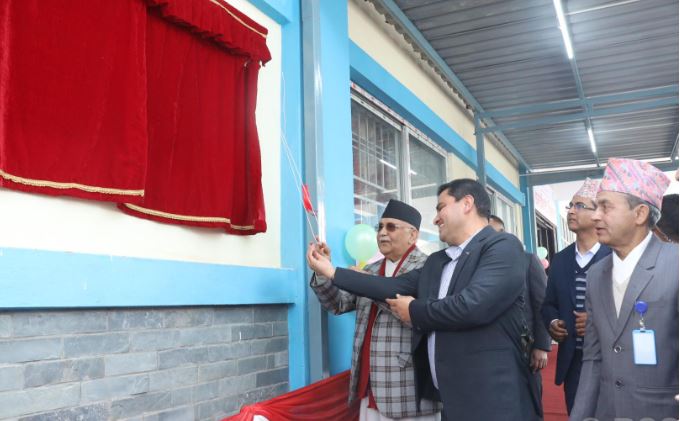 प्रधानमन्त्रीद्वारा स्वास्थ्य विज्ञान प्रतिष्ठानका भवन उद्घाटन