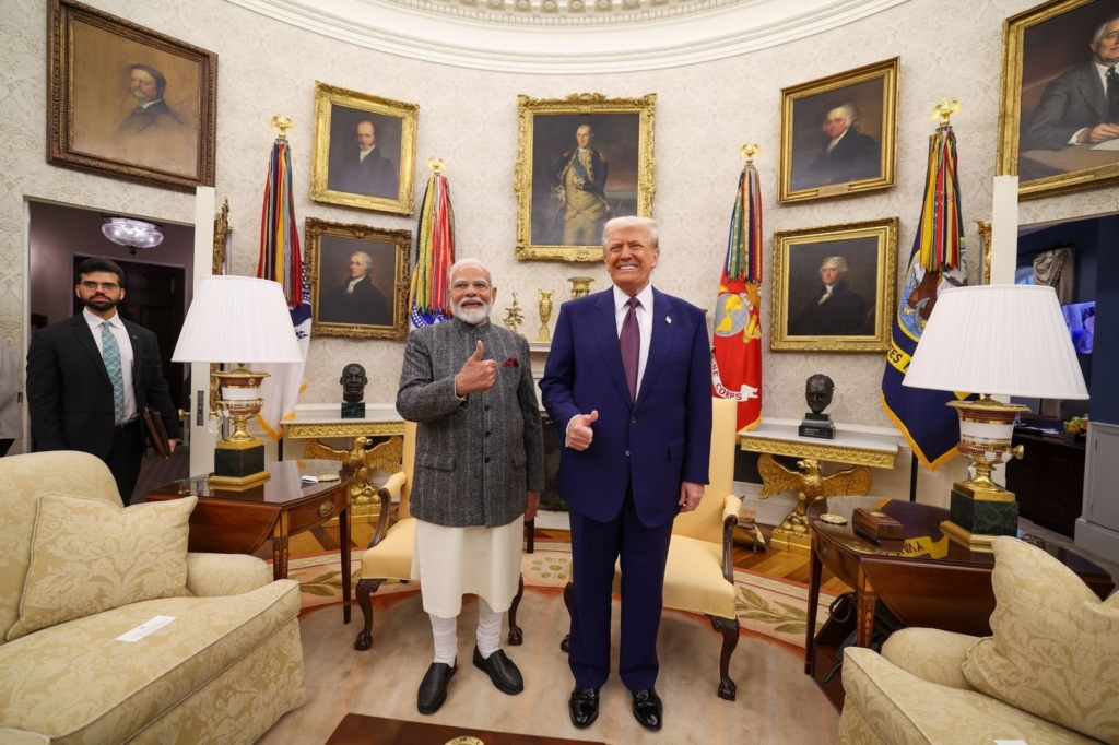 ह्वाइट हाउसमा ट्रम्प–मोदी भेटवार्ता, के भयो कुराकानी ?