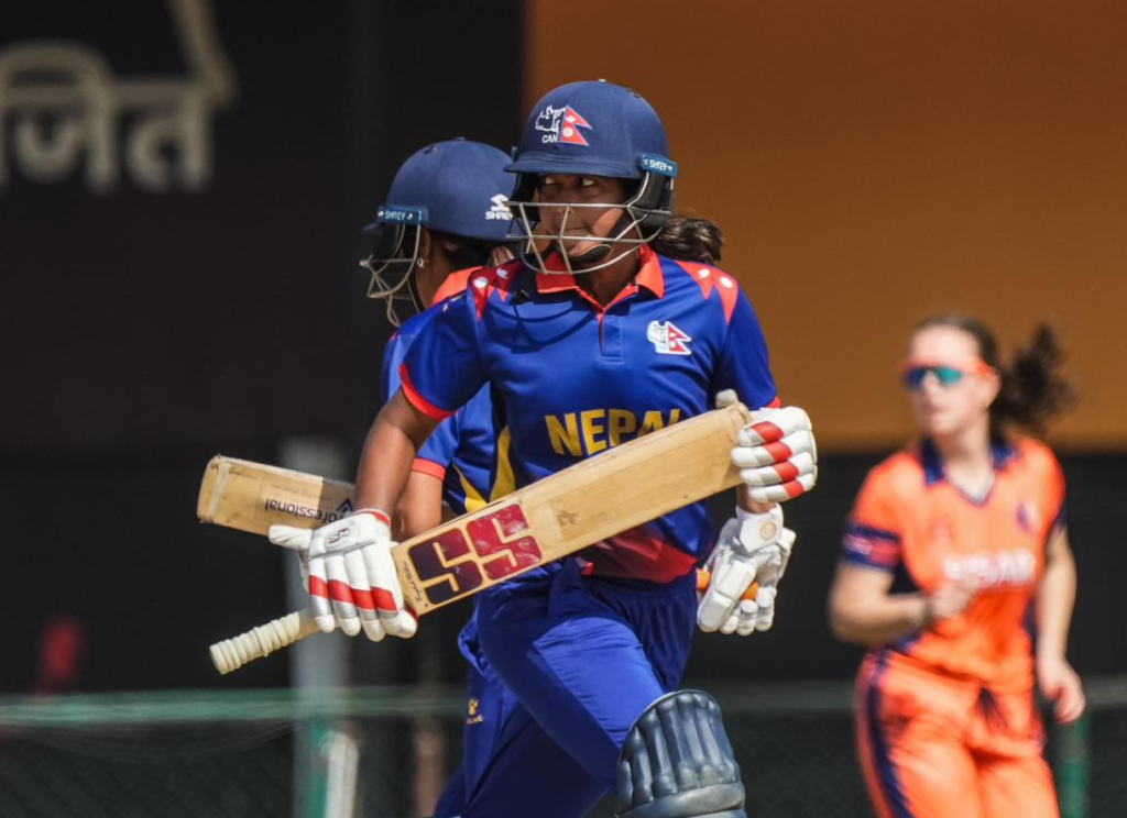 नेदरल्यान्ड्सलाई नेपालले दियो १४६ रनको लक्ष्य, पूजाको शानदार अर्ध शतक