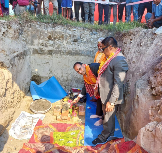 सुनसरीमा भारतको सहयोगमा फोहोरमैला व्यवस्थापन केन्द्र निर्माण कार्य शुरु