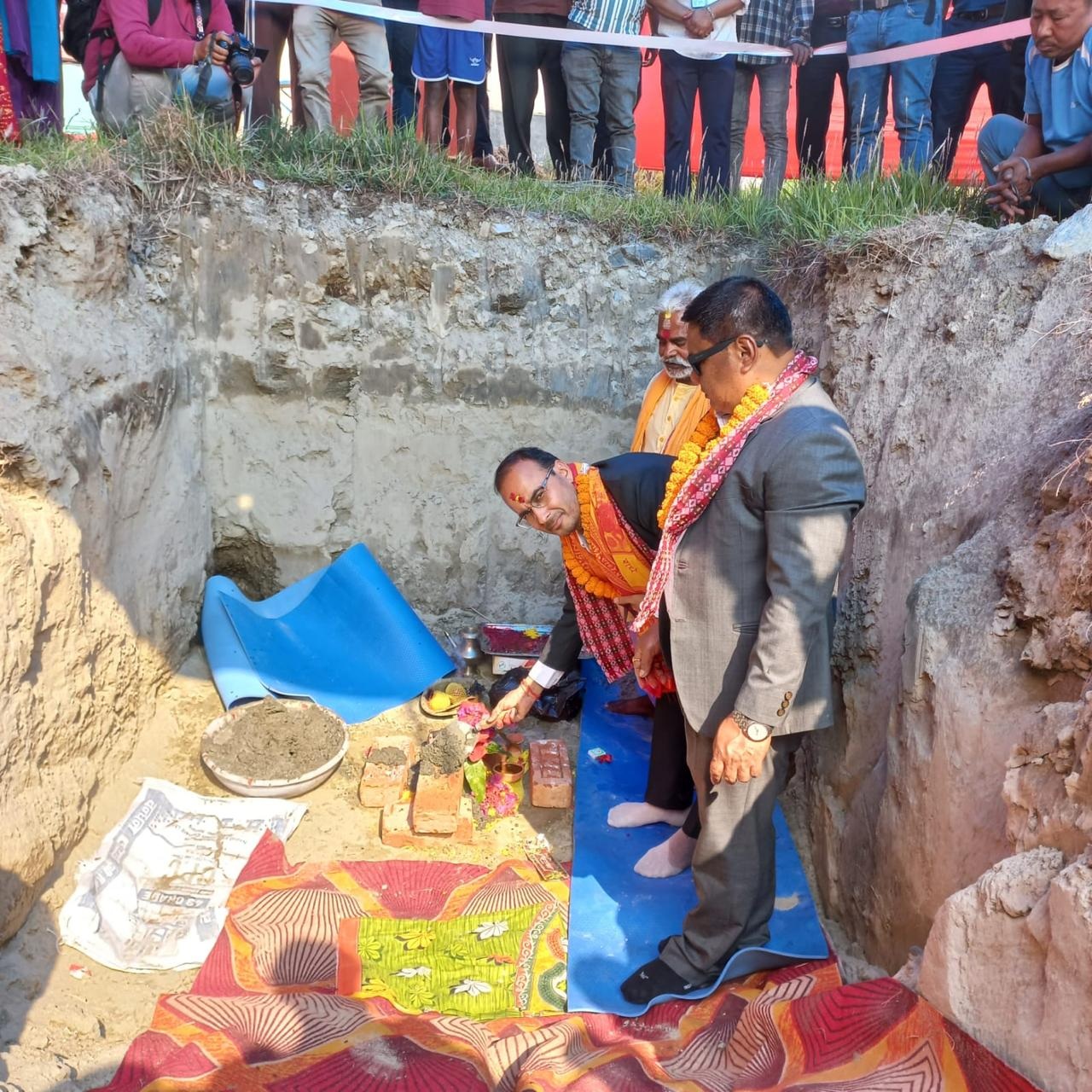 सुनसरीमा भारतको सहयोगमा फोहोरमैला व्यवस्थापन केन्द्र निर्माण कार्य शुरु